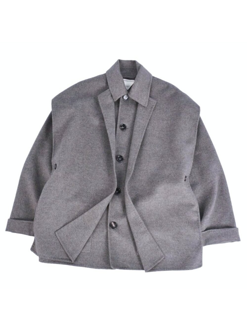 Bottega Veneta Coat Layered Double